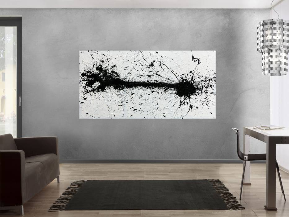 Hochwertige Kunst auf Leinwand Abstraktes Acrylgemälde moderne Kunst in