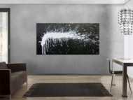 Hochwertige Kunst Auf Leinwand Modernes Acrylbild Abstrakt Schwarz Weiss Modern Art In 100x0cm Von Alex Zerr