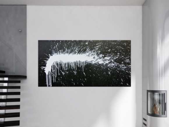 Kunstdruck Ausschnitt erstellen abstraktes Gemälde Nr. 258