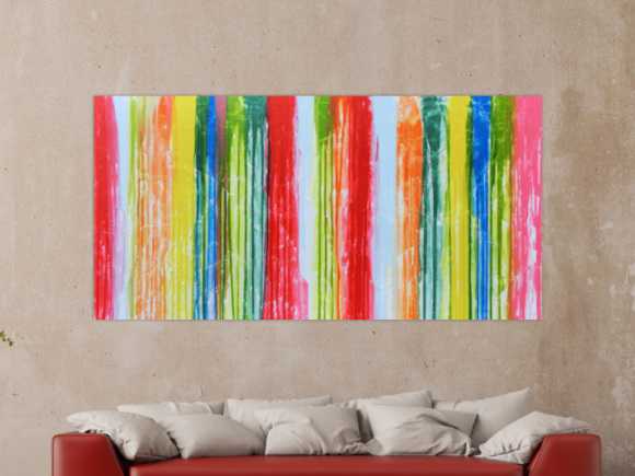 Kunstdruck Ausschnitt erstellen abstraktes Gemälde Nr. 260