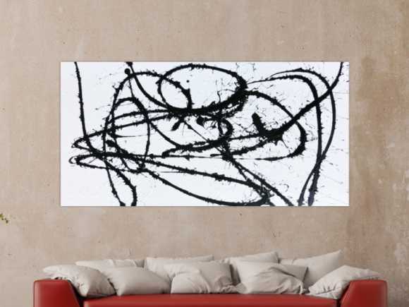Kunstdruck Ausschnitt erstellen abstraktes Gemälde Nr. 261