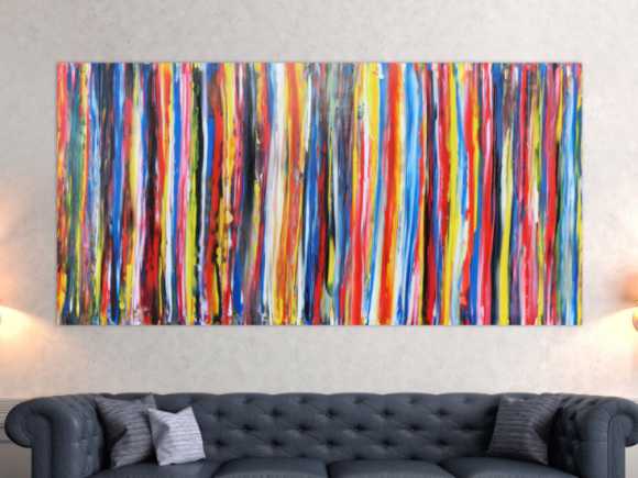 Kunstdruck Ausschnitt erstellen abstraktes Gemälde Nr. 268