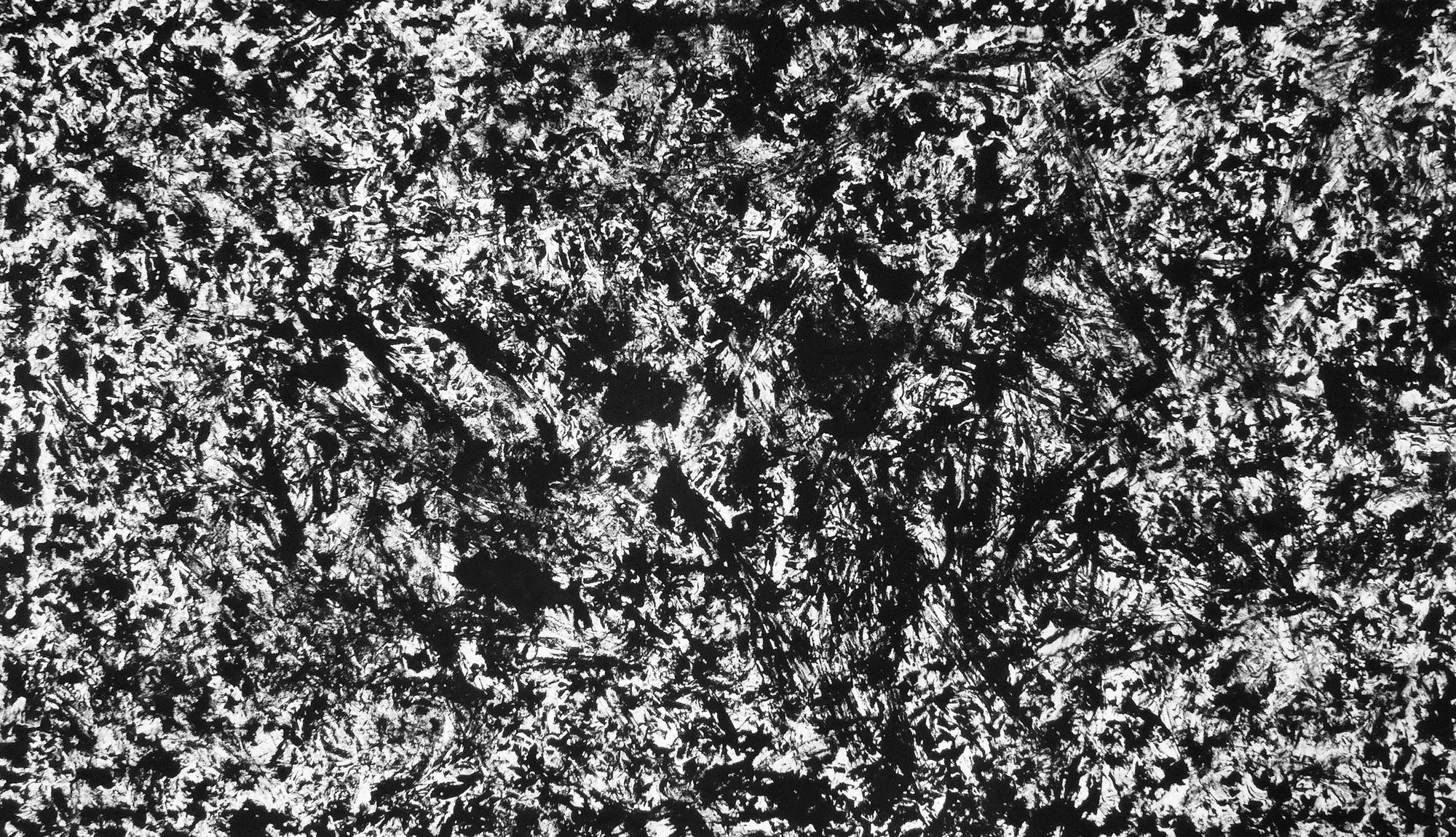 Modernes Acrylbild schwarz weiß