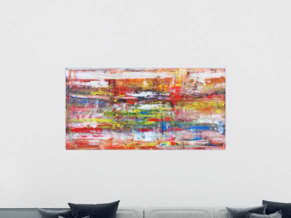 Kunstdruck Ausschnitt erstellen abstraktes Gemälde Nr. 272