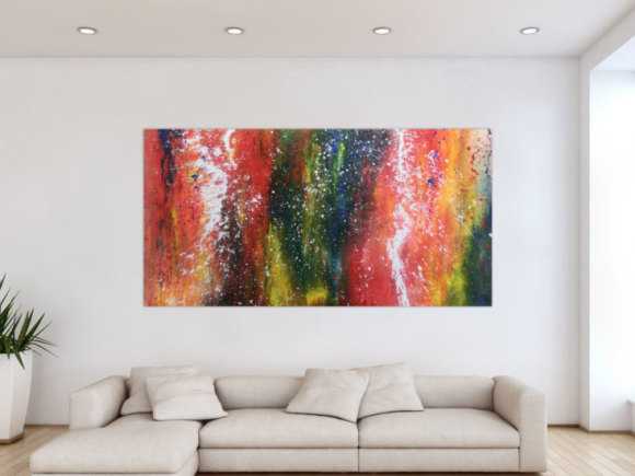 Kunstdruck Ausschnitt erstellen abstraktes Gemälde Nr. 295
