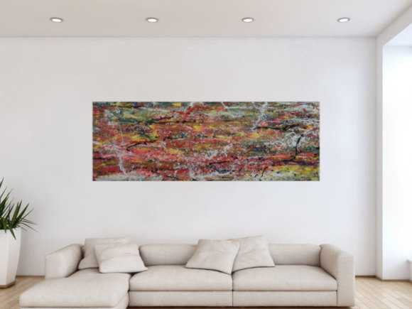 Kunstdruck Ausschnitt erstellen abstraktes Gemälde Nr. 303
