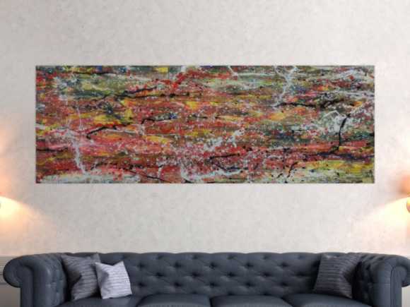 Kunstdruck Ausschnitt erstellen abstraktes Gemälde Nr. 303