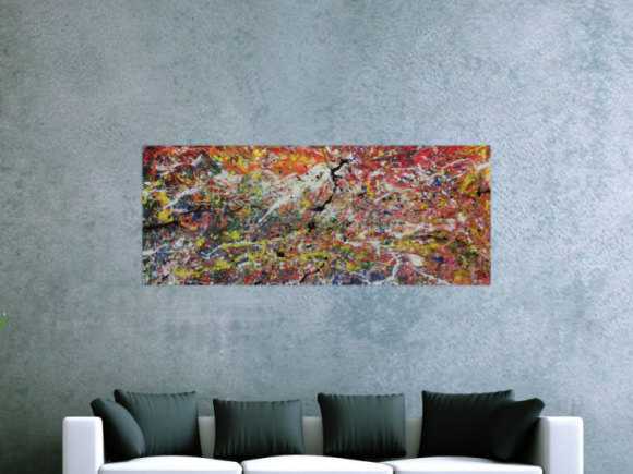 Kunstdruck Ausschnitt erstellen abstraktes Gemälde Nr. 306