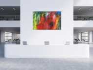 Abstraktes Actylbild bunt modern Loft XXL