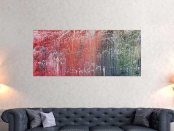 Kunstdruck Ausschnitt erstellen abstraktes Gemälde Nr. 315