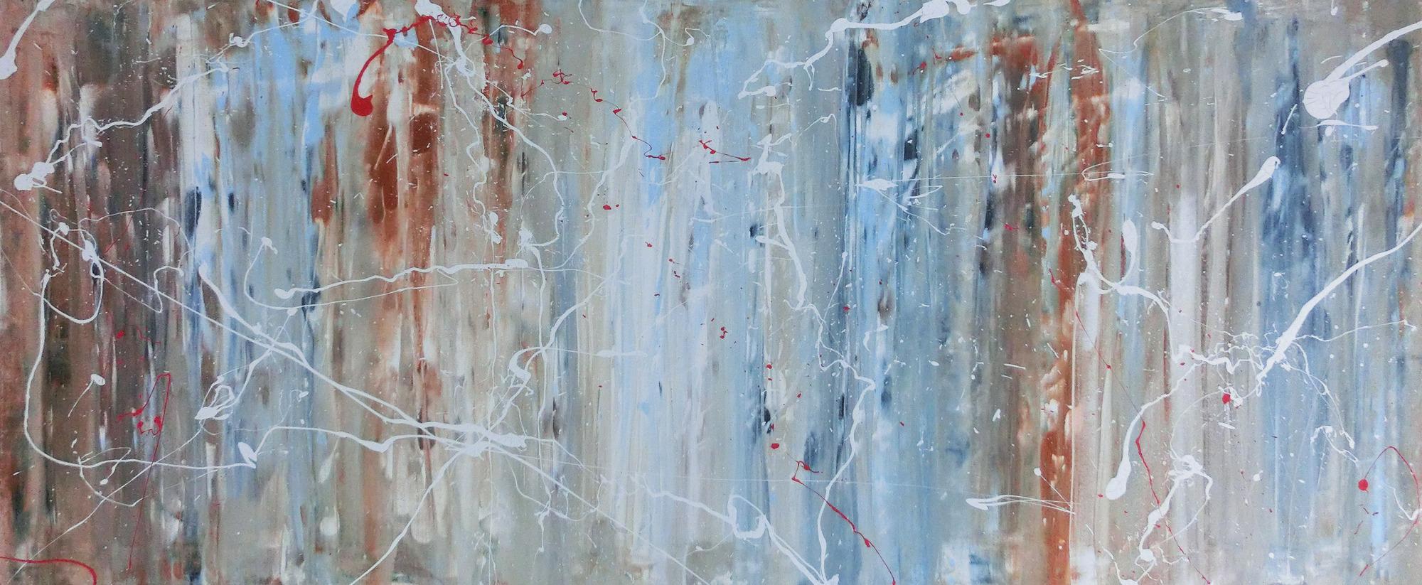 Modernes acrylbild abstrakt