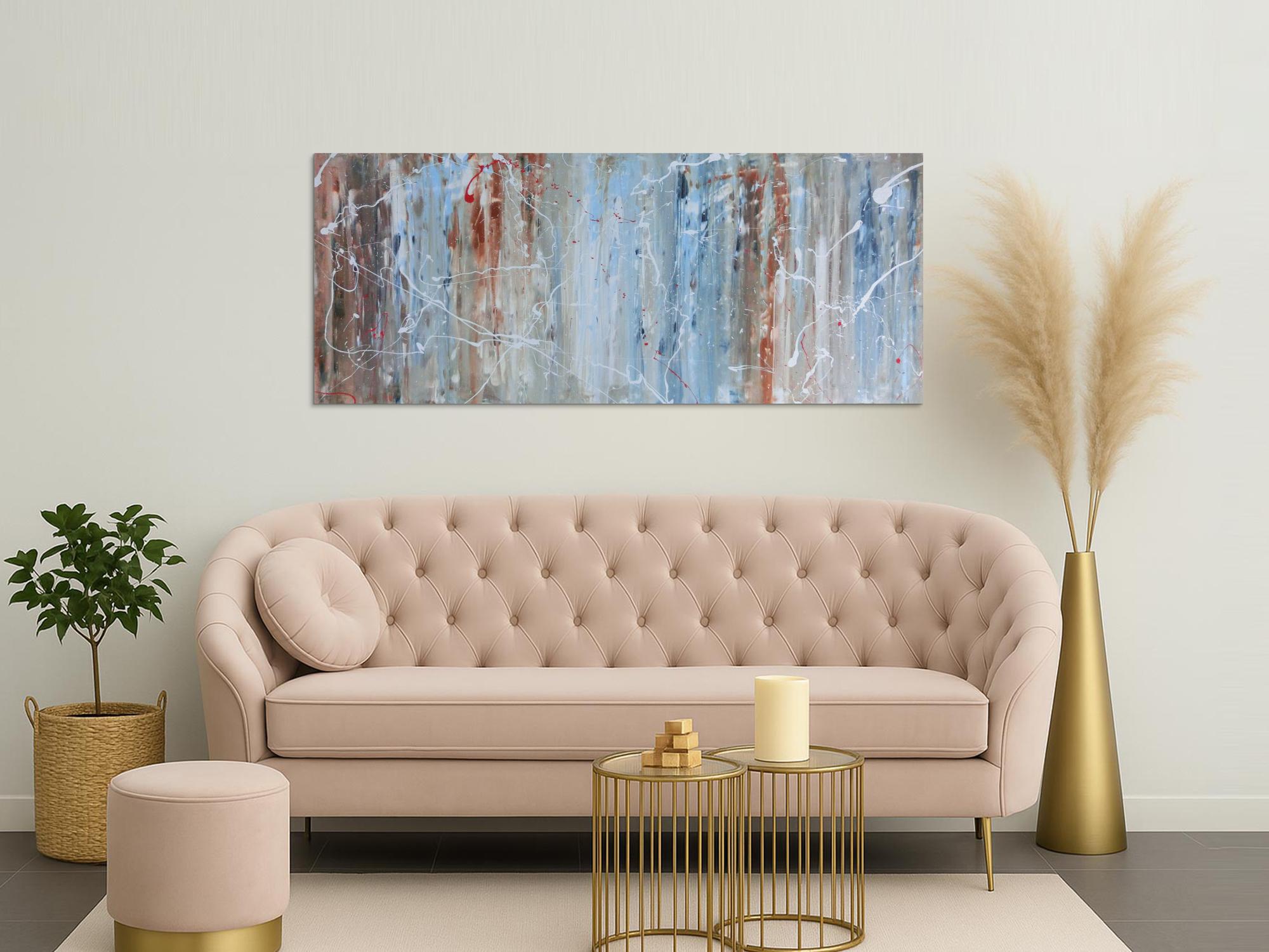 Modernes acrylbild abstrakt