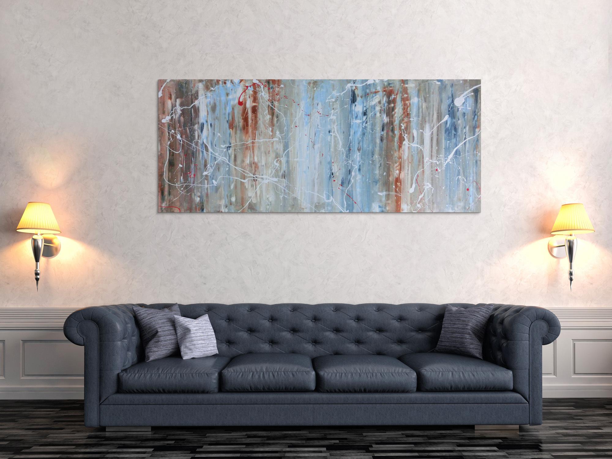 Modernes acrylbild abstrakt