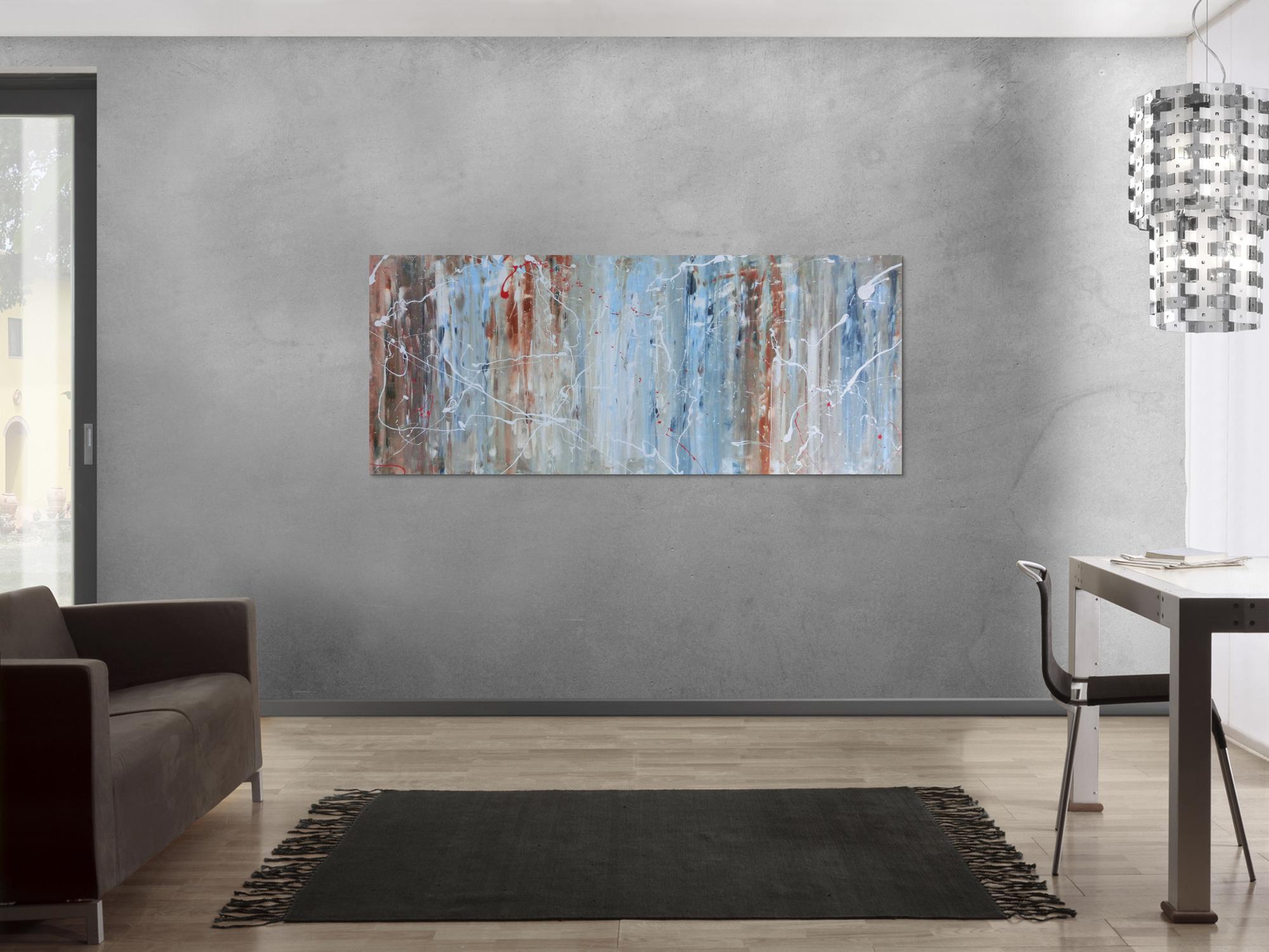 Modernes acrylbild abstrakt