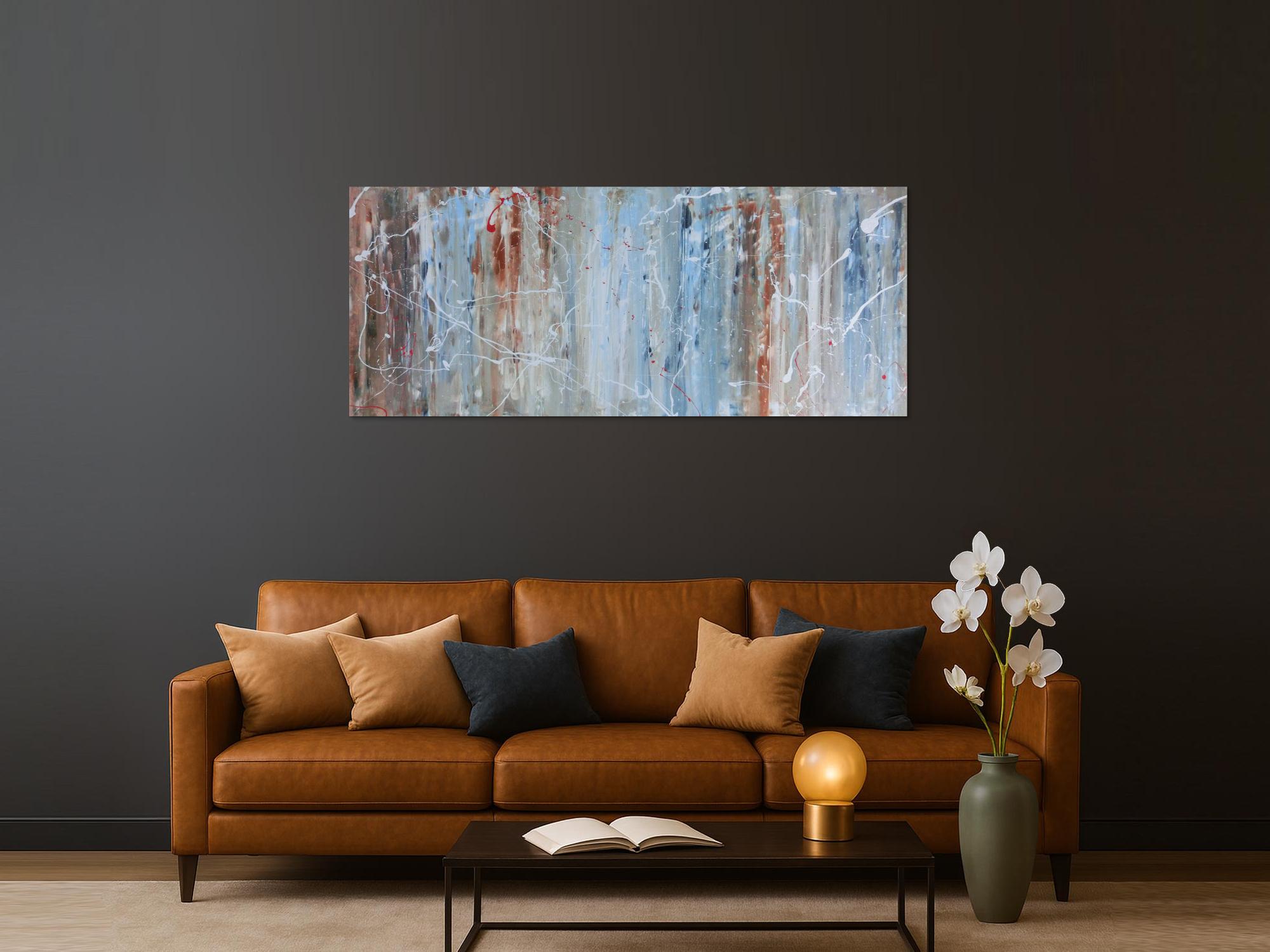 Modernes acrylbild abstrakt