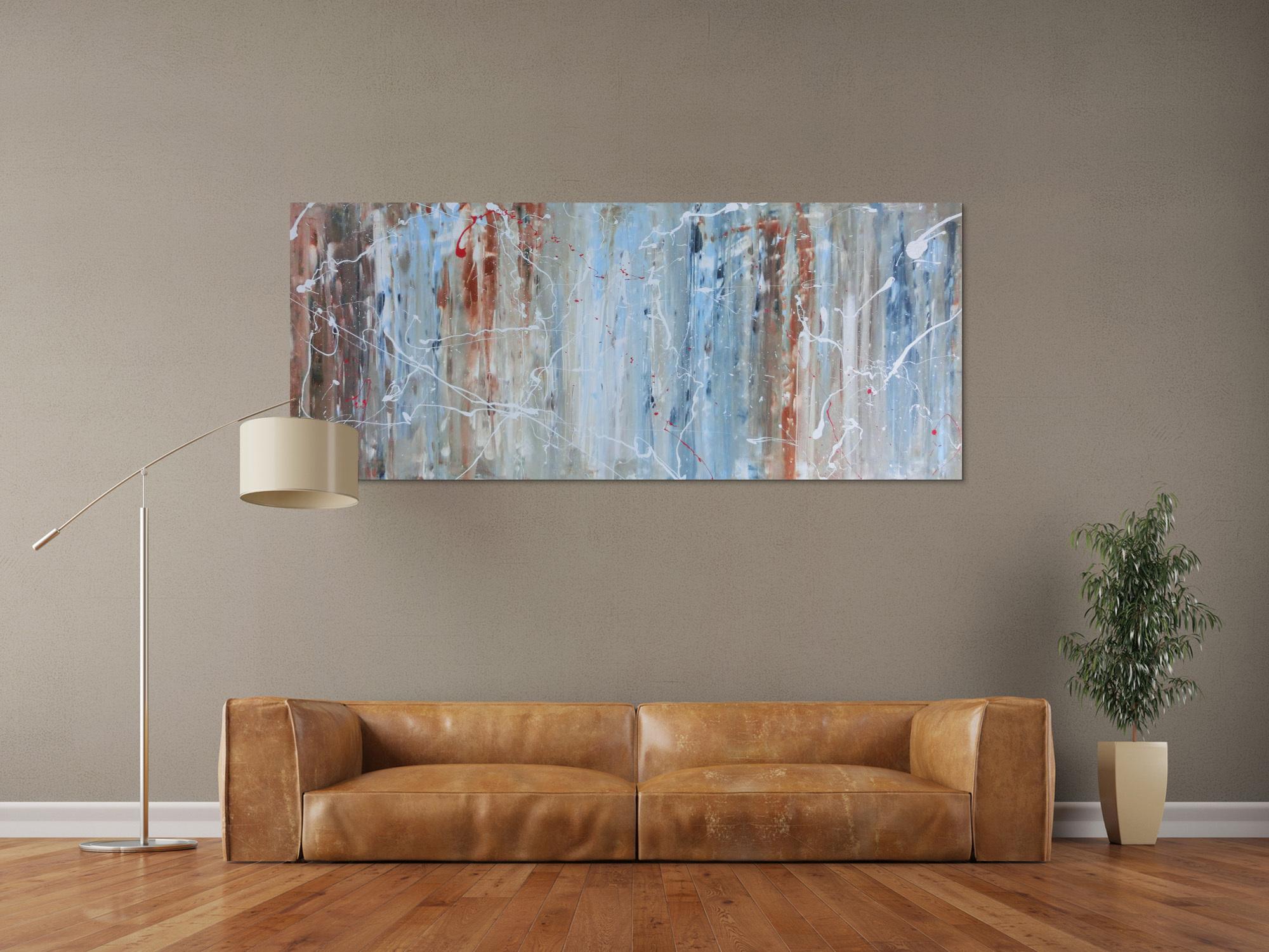 Modernes acrylbild abstrakt