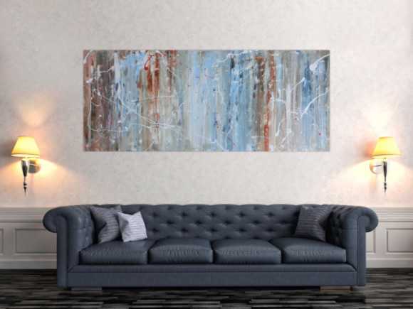 Modernes acrylbild abstrakt