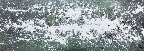 Modernes Gemälde aus Acryl abstrakt schlicht