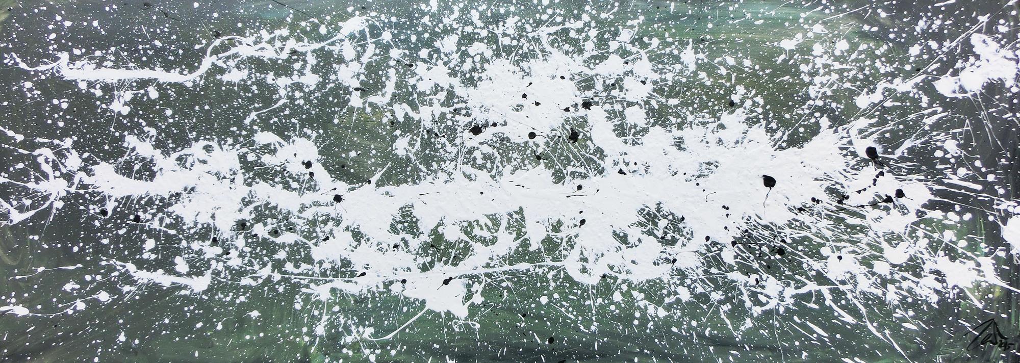 Modernes Gemälde aus Acryl abstrakt schlicht