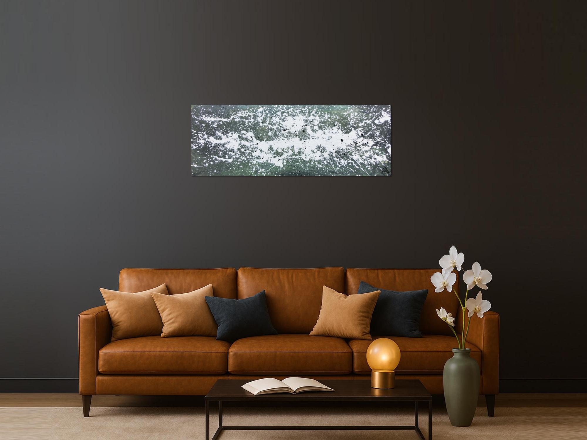 Modernes Gemälde aus Acryl abstrakt schlicht