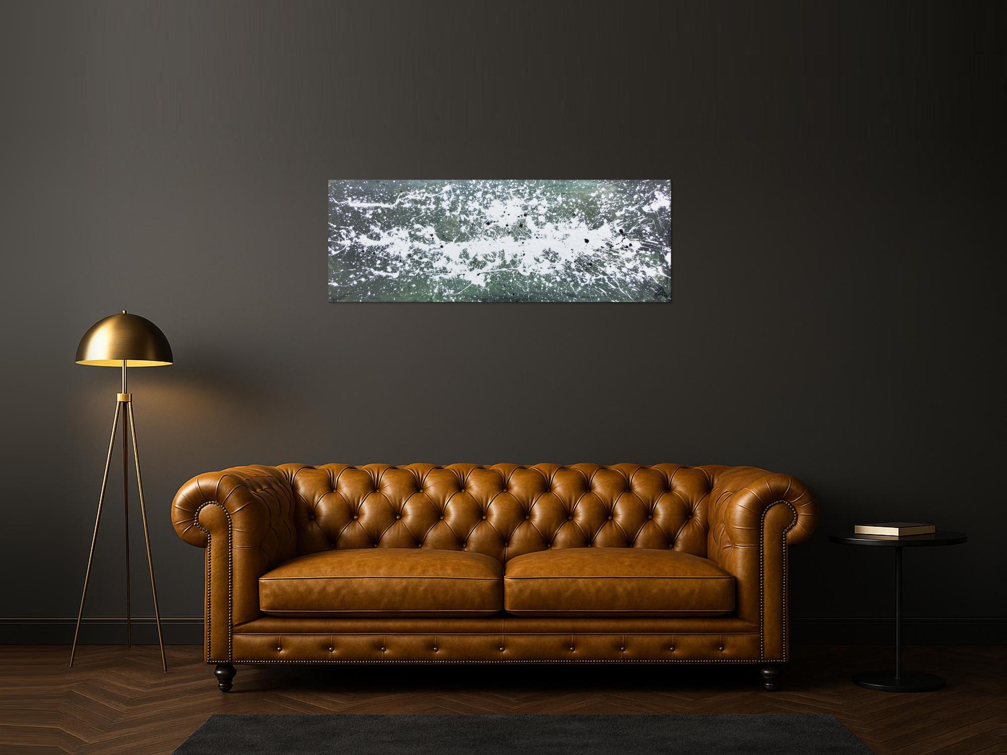 Modernes Gemälde aus Acryl abstrakt schlicht