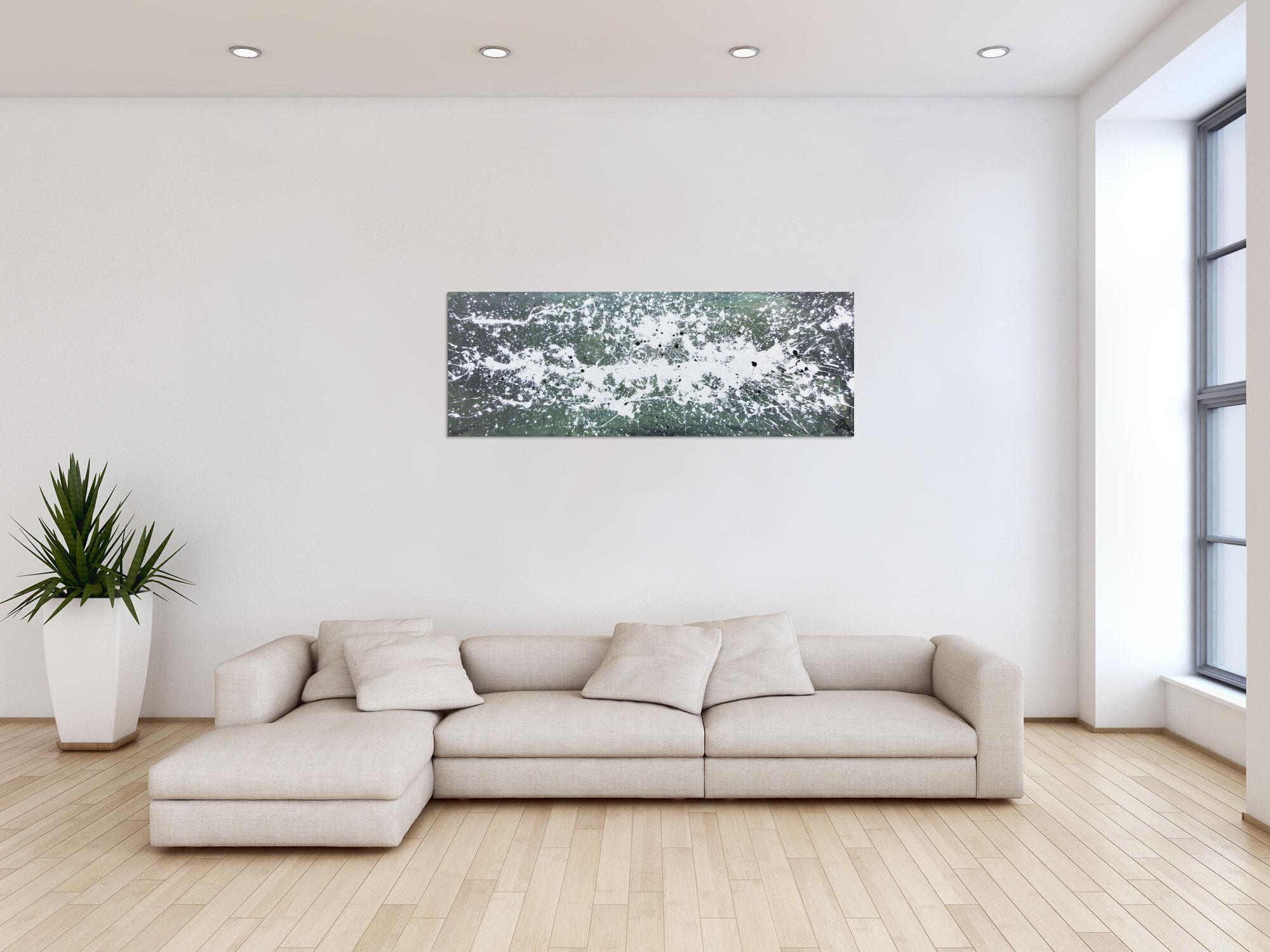Modernes Gemälde aus Acryl abstrakt schlicht