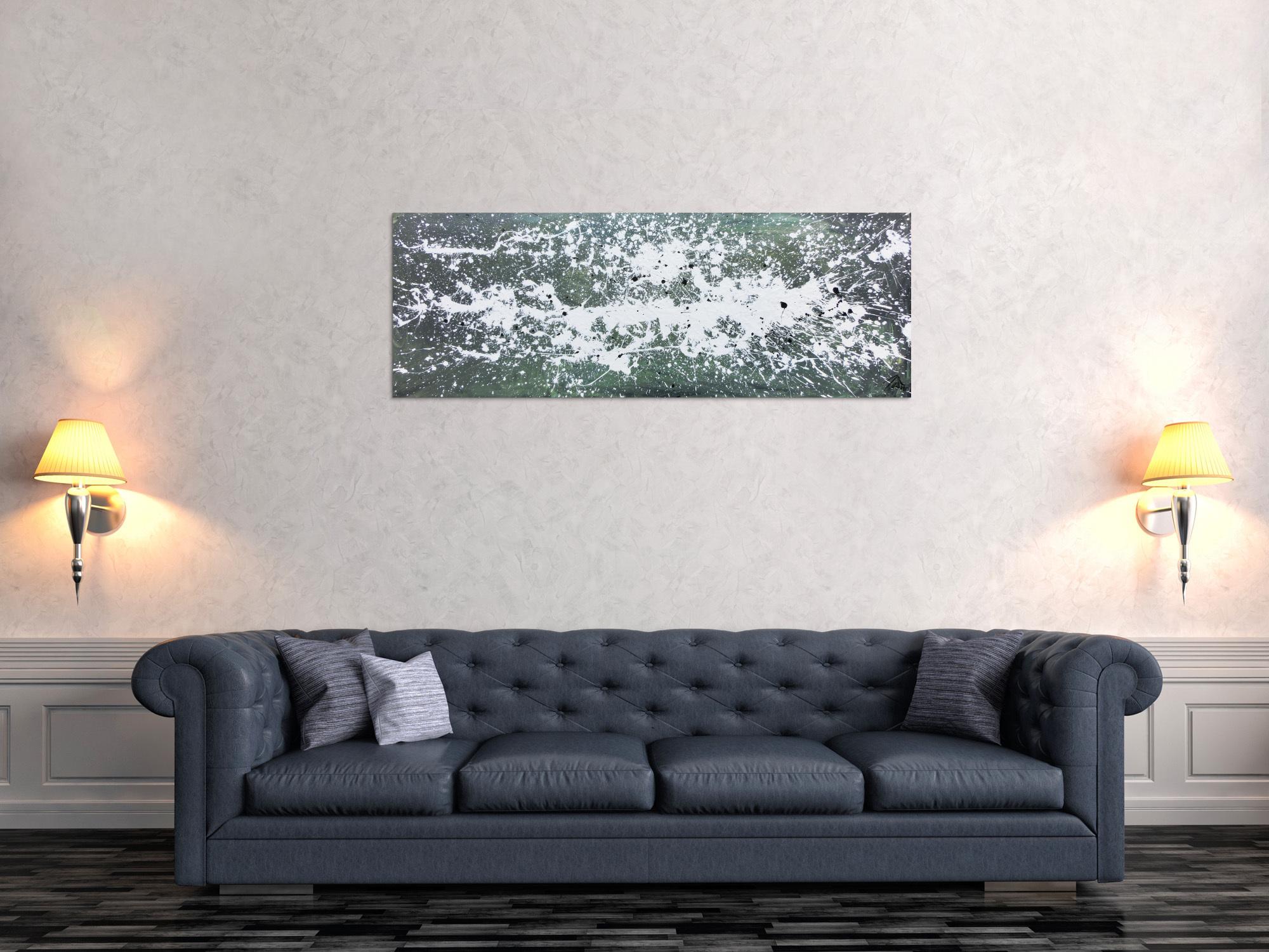 Modernes Gemälde aus Acryl abstrakt schlicht