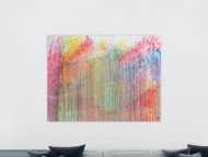 Buntes Acrylbild abstrakt modern und bunt mit vielen Farben