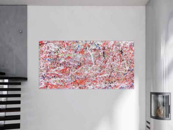 Kunstdruck Ausschnitt erstellen abstraktes Gemälde Nr. 337