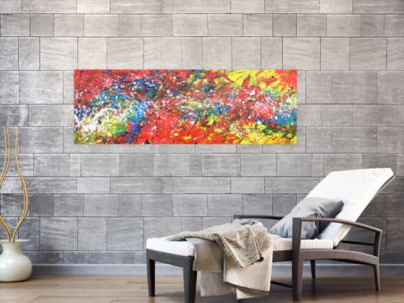 Kunstdruck Ausschnitt erstellen abstraktes Gemälde Nr. 341