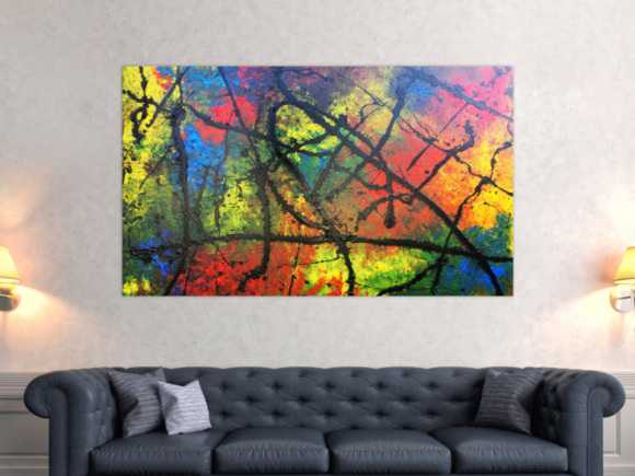 Kunstdruck Ausschnitt erstellen abstraktes Gemälde Nr. 352