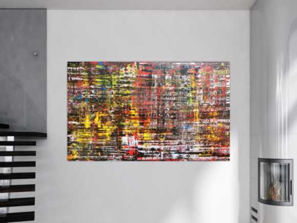 Kunstdruck Ausschnitt erstellen abstraktes Gemälde Nr. 390