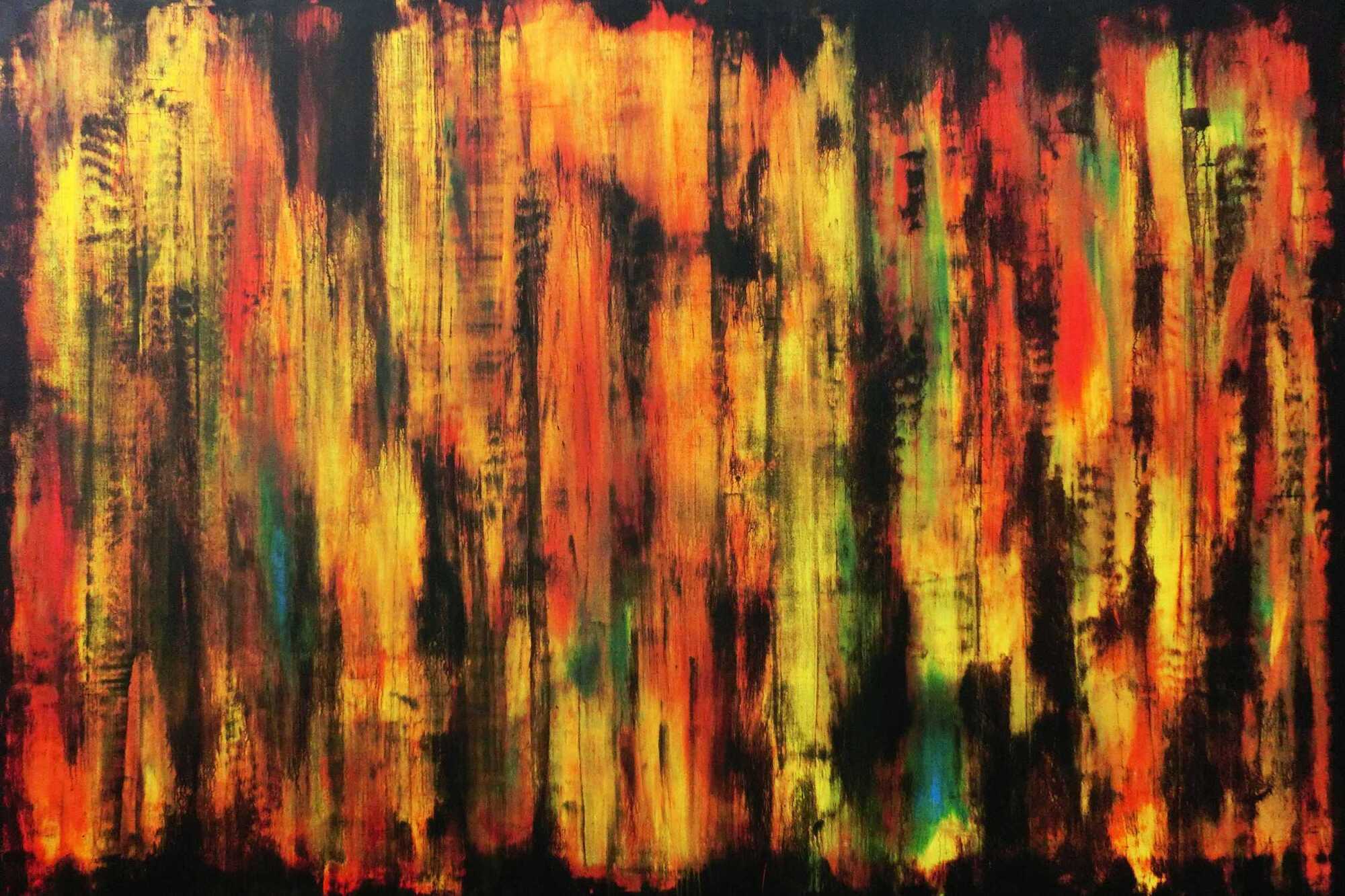 Abstraktes Gemälde im modernem Muster