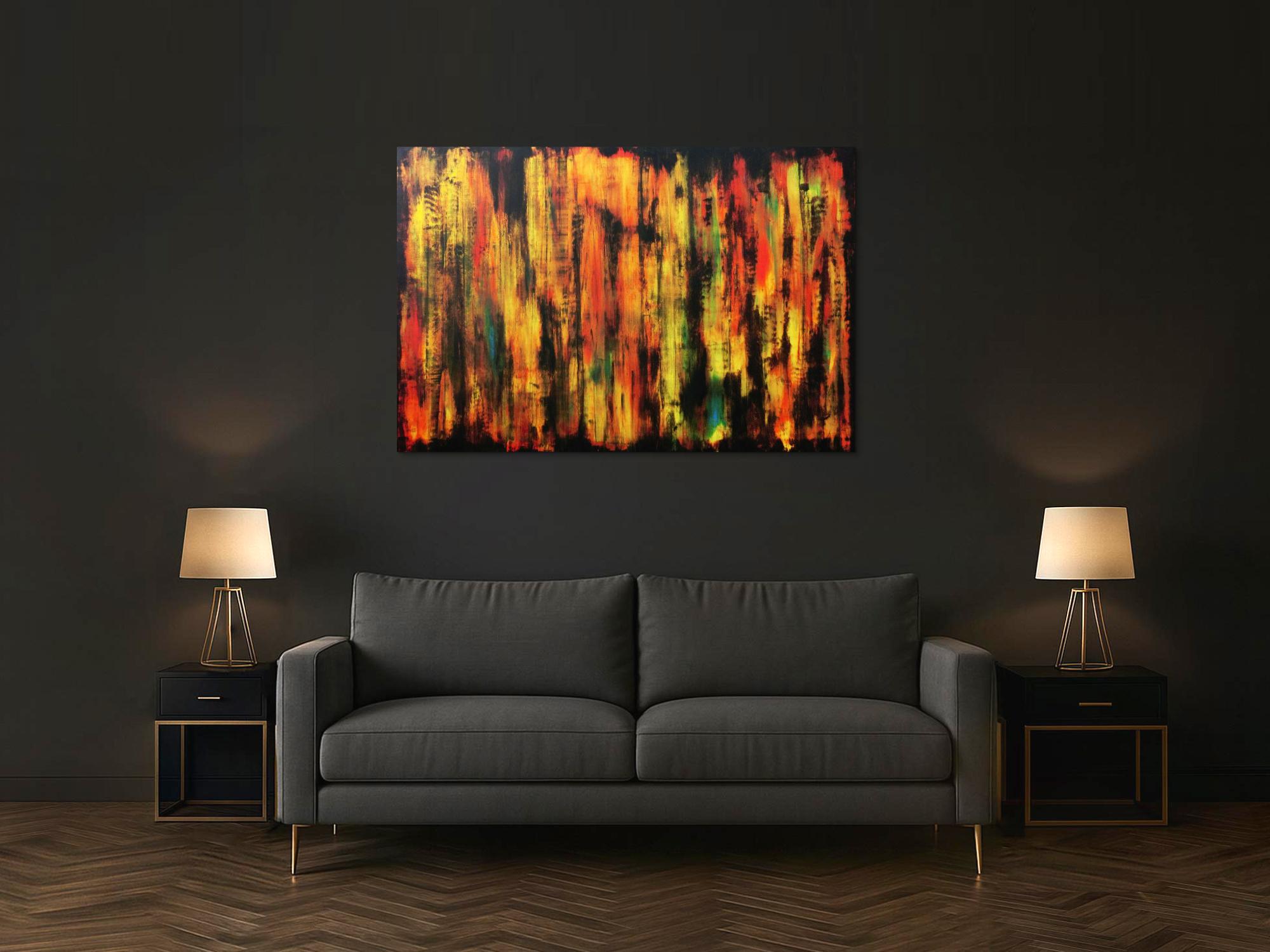 Abstraktes Gemälde im modernem Muster