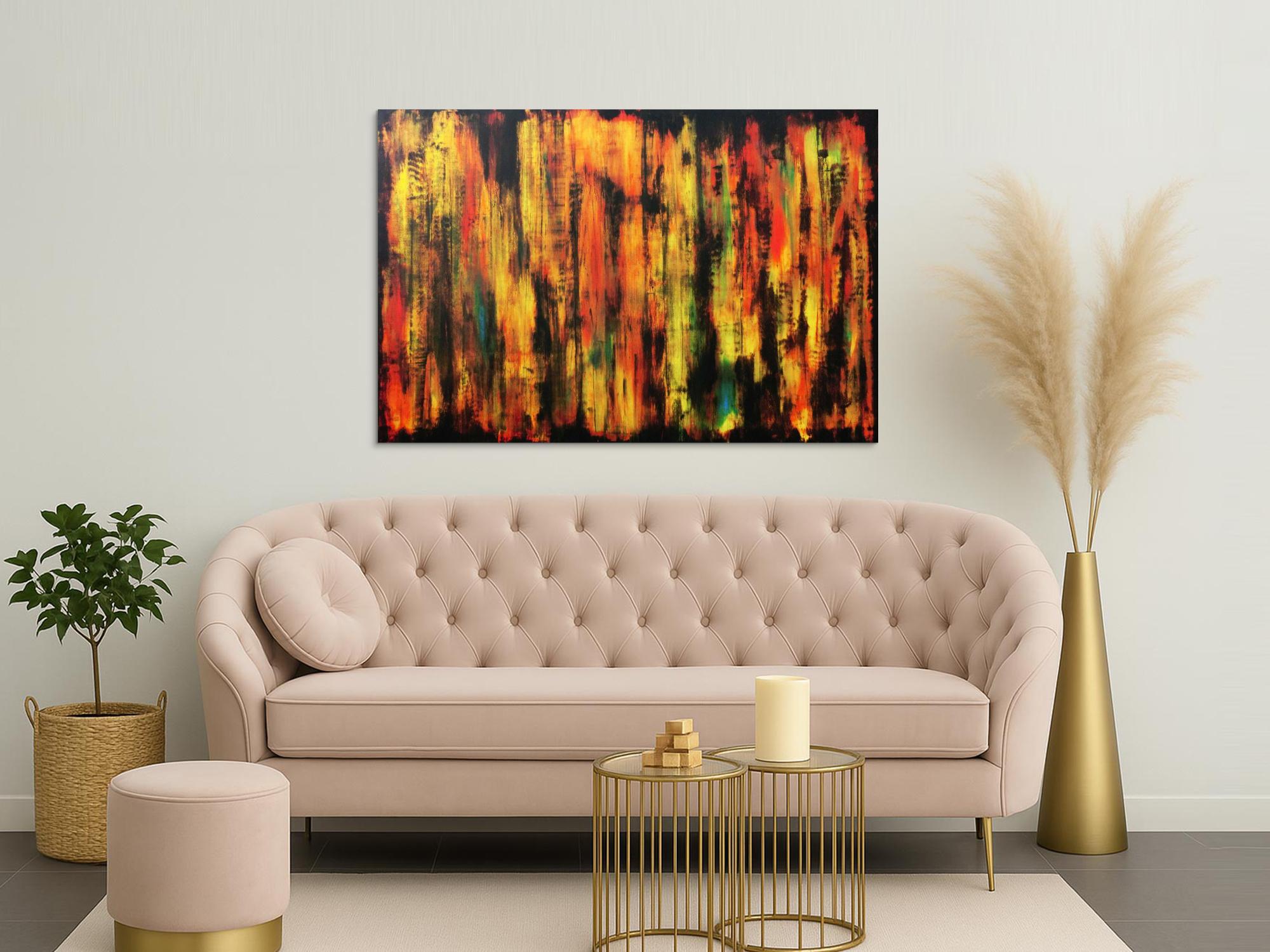 Abstraktes Gemälde im modernem Muster