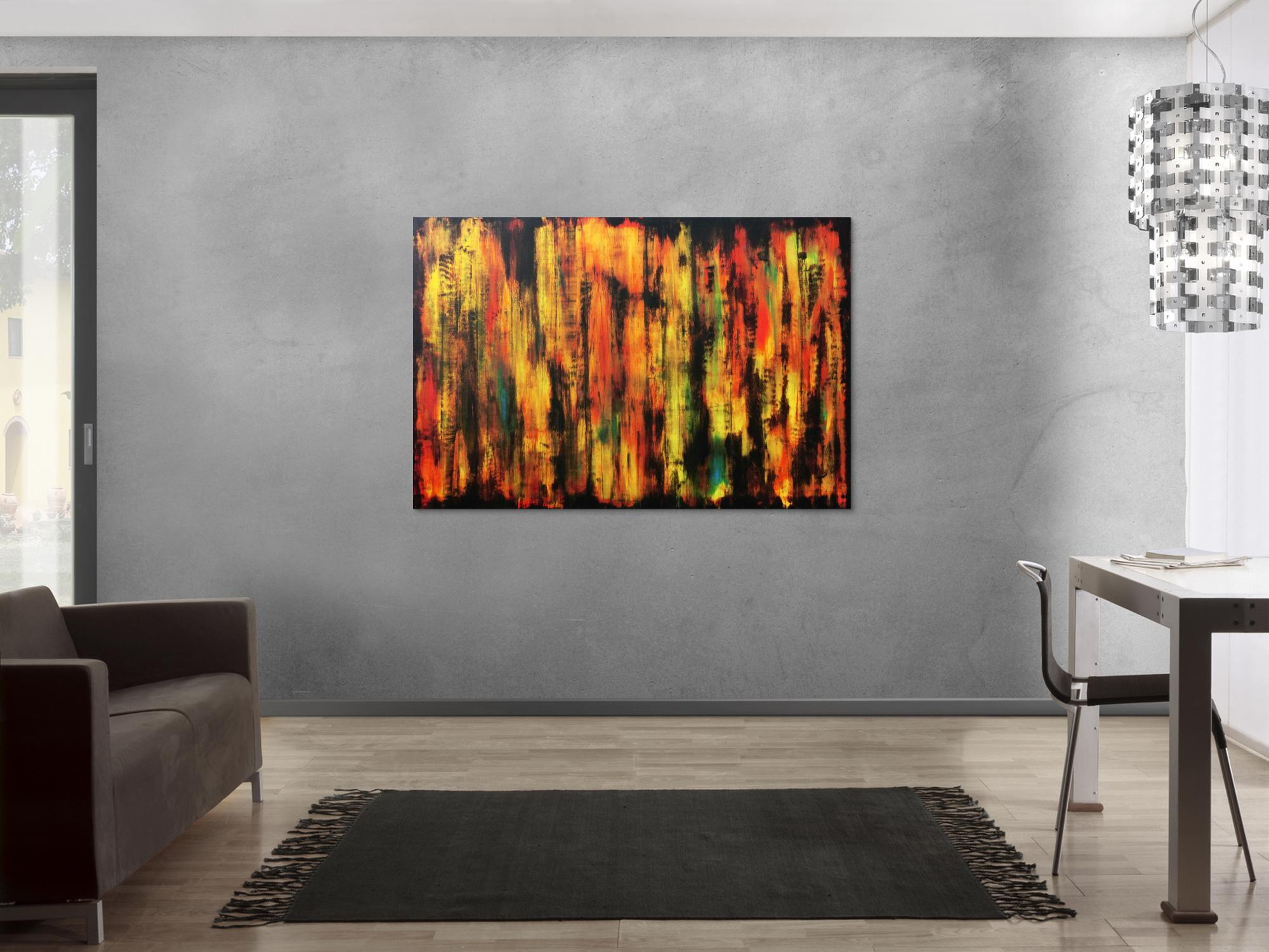 Abstraktes Gemälde im modernem Muster