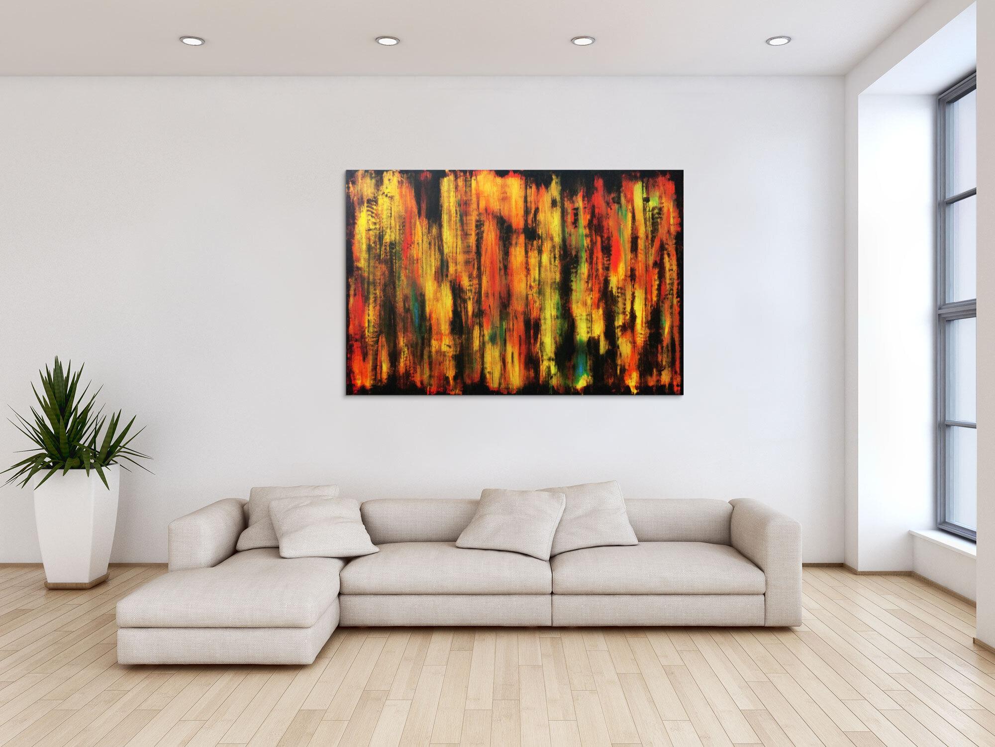 Abstraktes Gemälde im modernem Muster