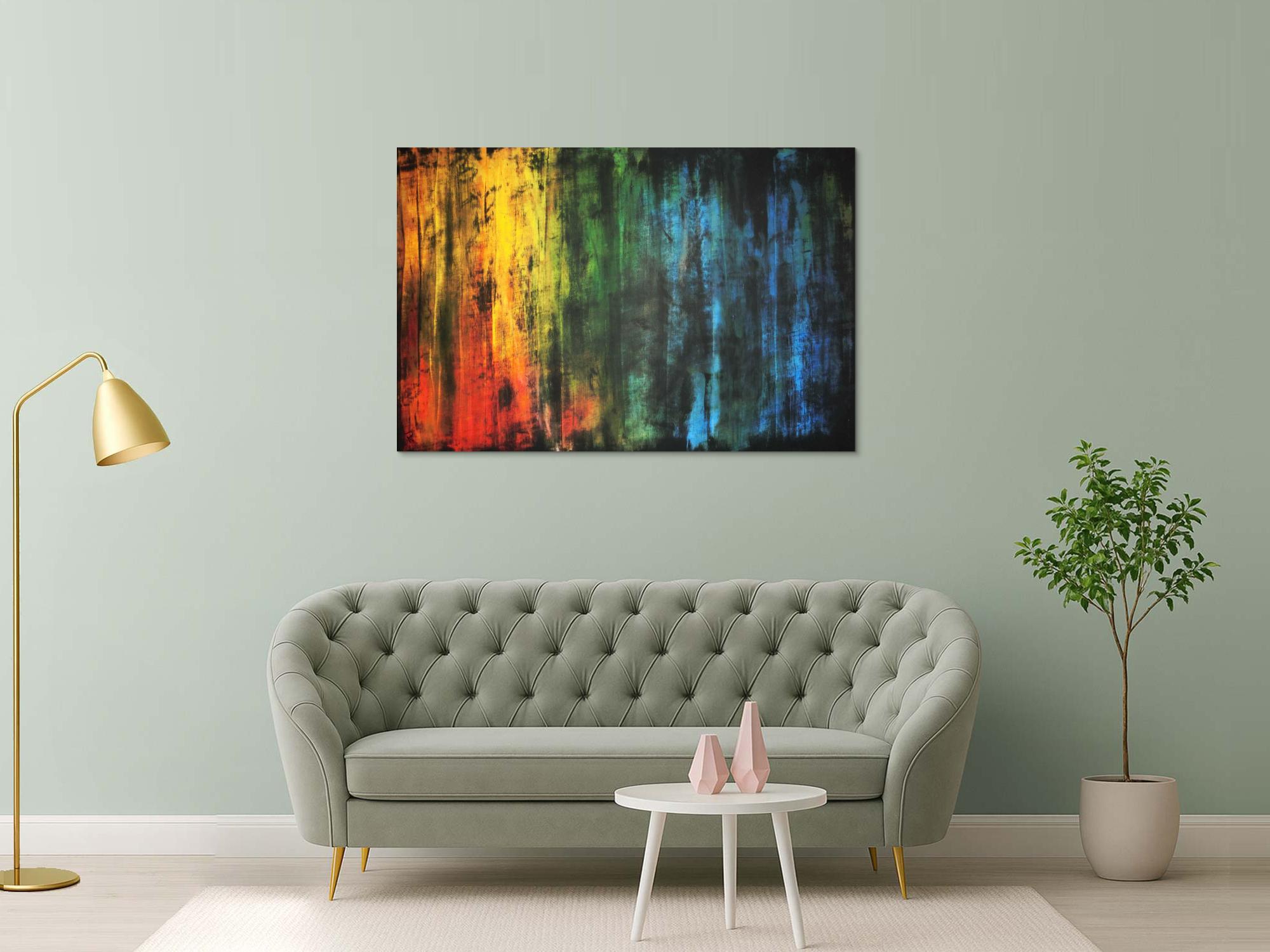 Modernes abstraktes Gemälde bunt