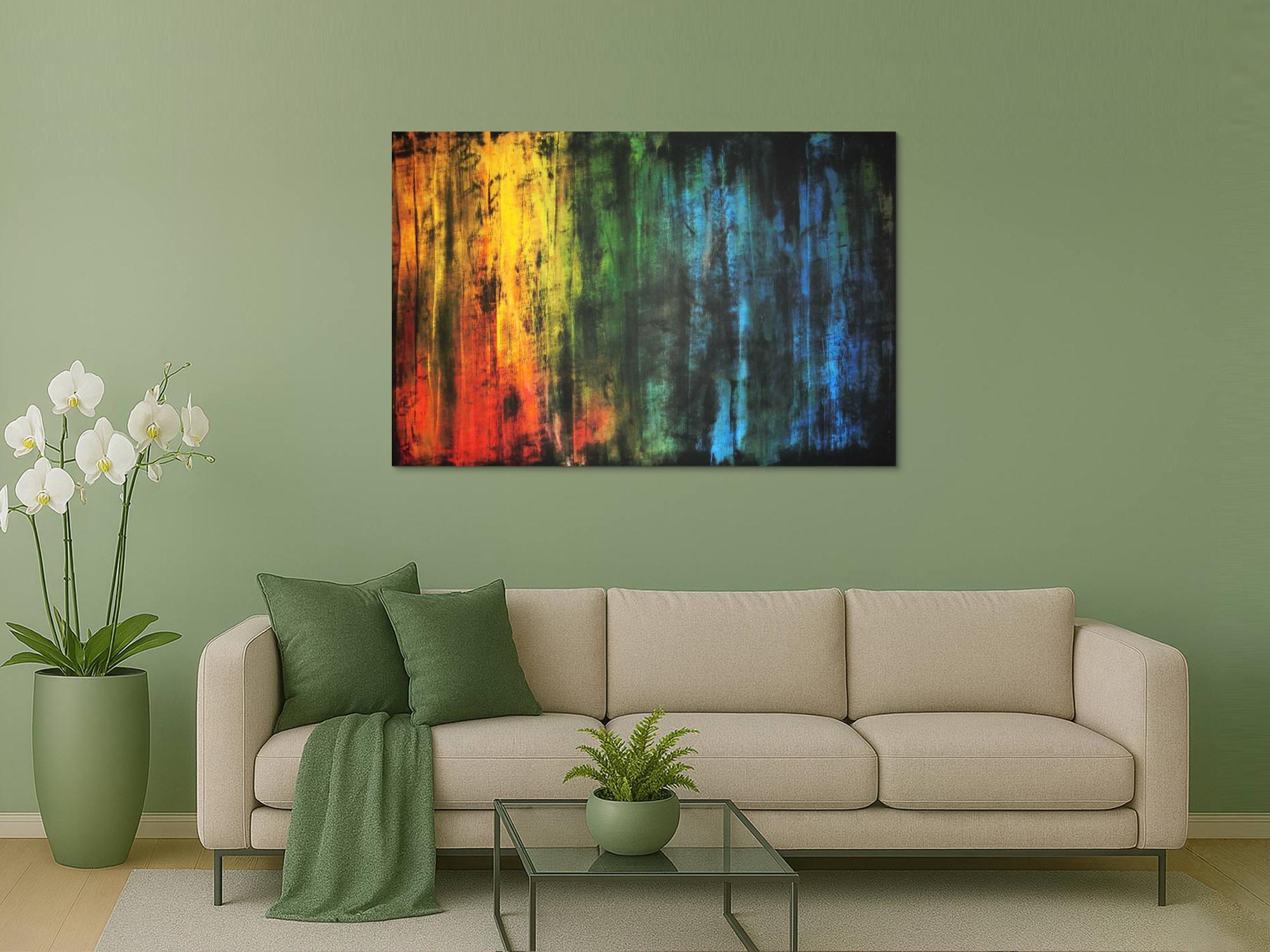 Modernes abstraktes Gemälde bunt