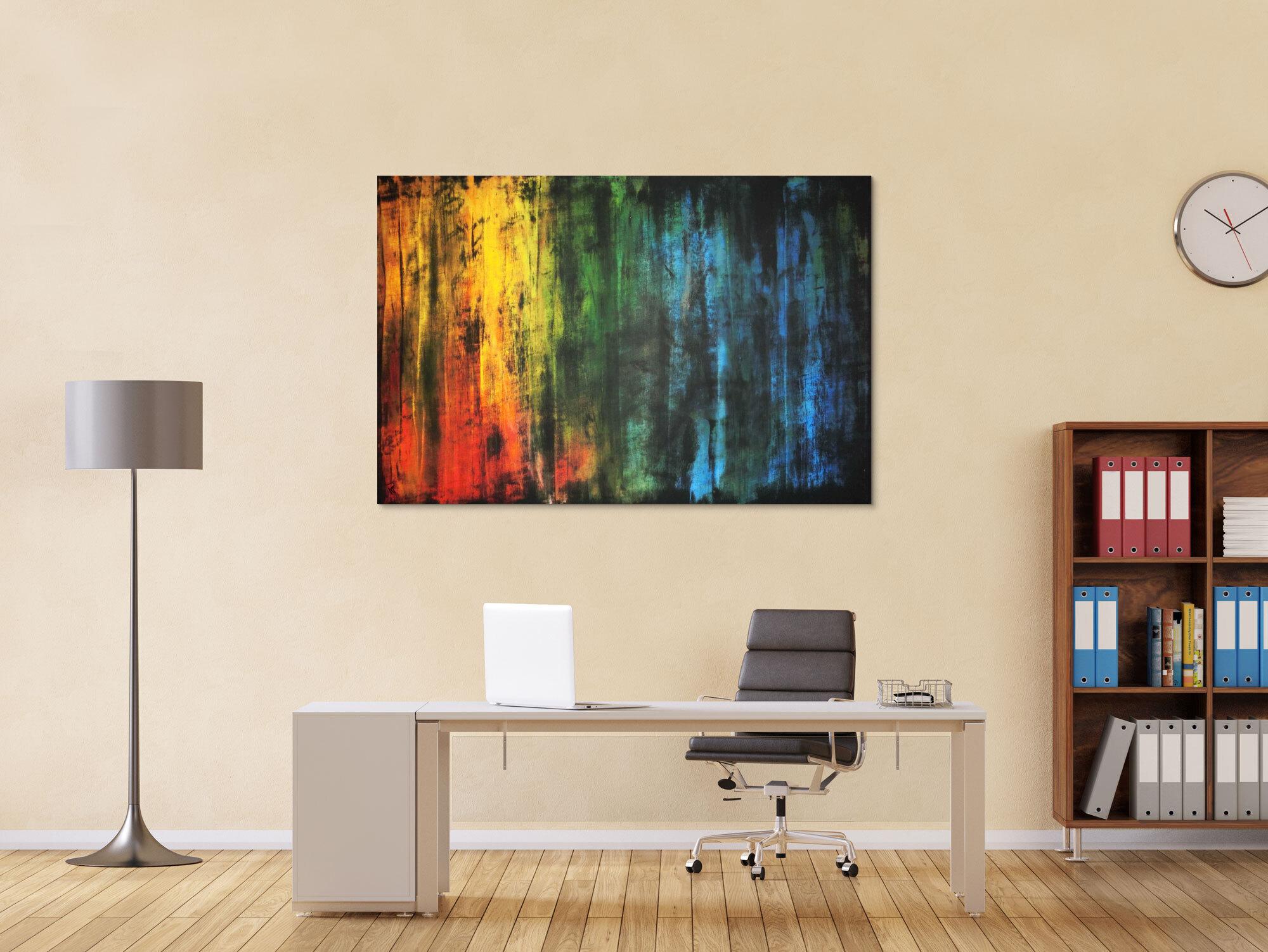 Modernes abstraktes Gemälde bunt