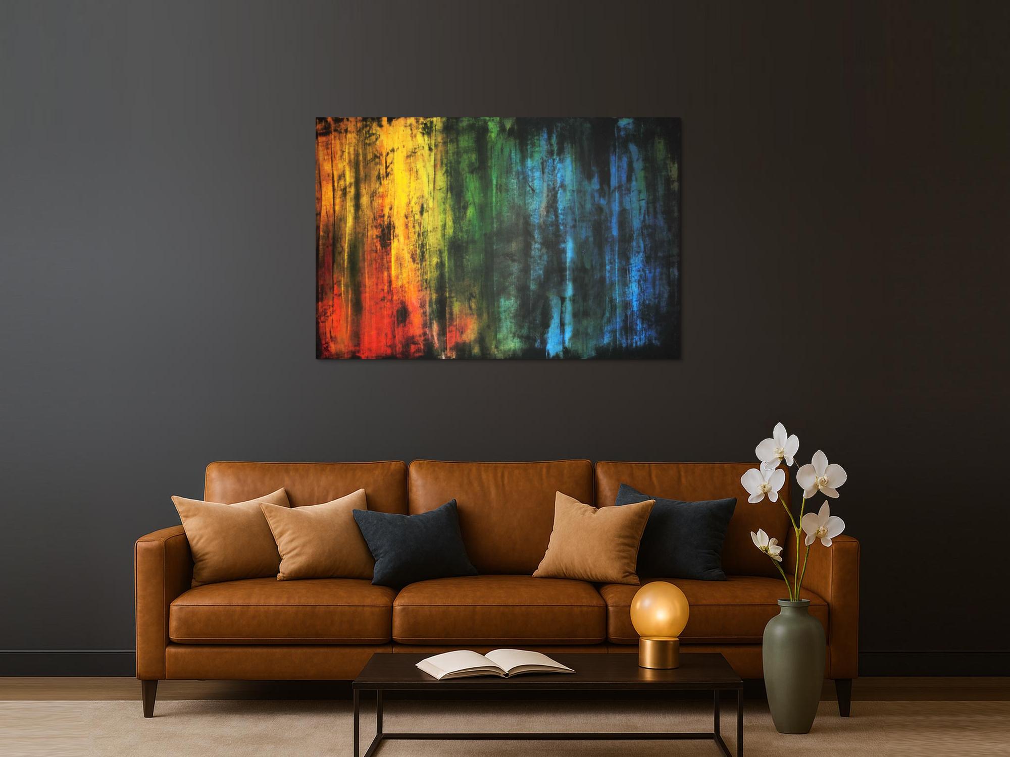 Modernes abstraktes Gemälde bunt