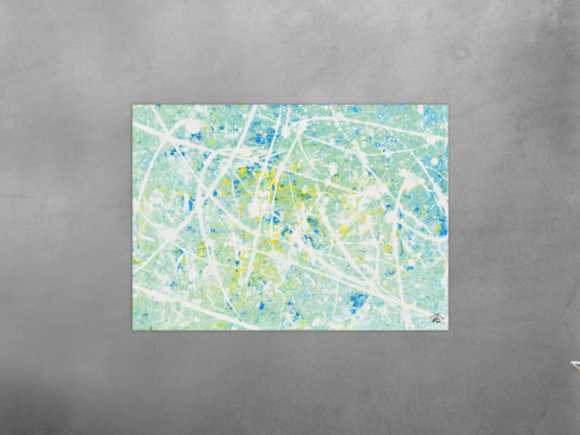 Kunstdruck auf Leinwand abstraktes Gemälde Nr. 413