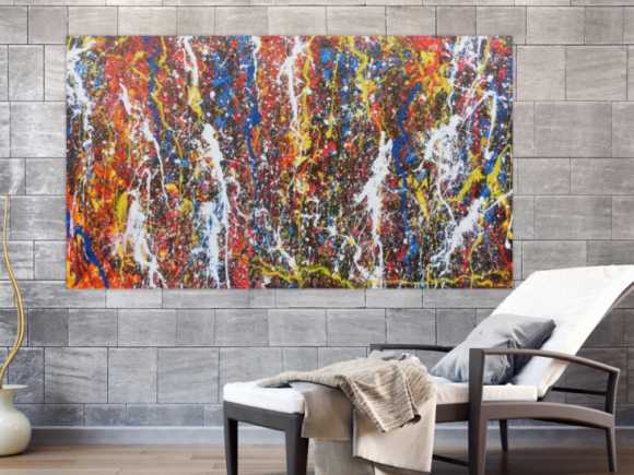 Kunstdruck Ausschnitt erstellen abstraktes Gemälde Nr. 415