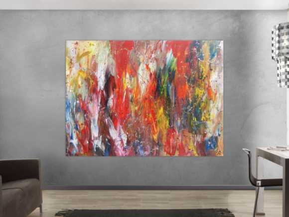 Kunstdruck Ausschnitt erstellen abstraktes Gemälde Nr. 426