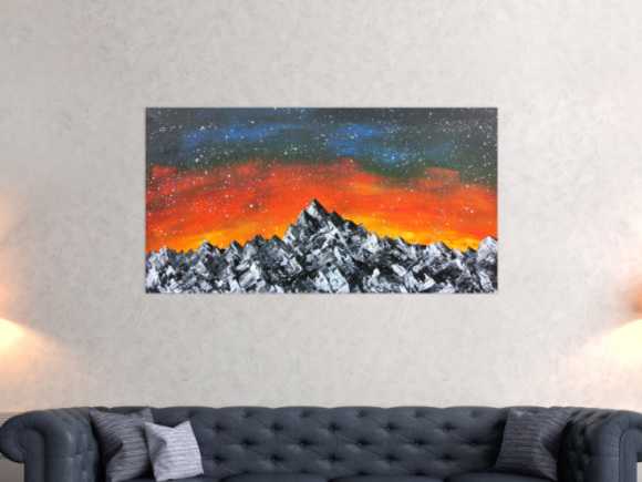 Kunstdruck Ausschnitt erstellen abstraktes Gemälde Nr. 427