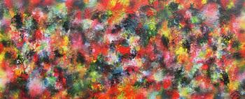 Modernes Acrylbild abstrakt bunt viele Farben