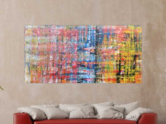 Kunstdruck Ausschnitt erstellen abstraktes Gemälde Nr. 435