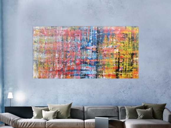 Kunstdruck Ausschnitt erstellen abstraktes Gemälde Nr. 435