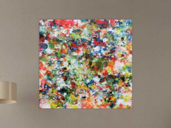 Kunstdruck Ausschnitt erstellen abstraktes Gemälde Nr. 436