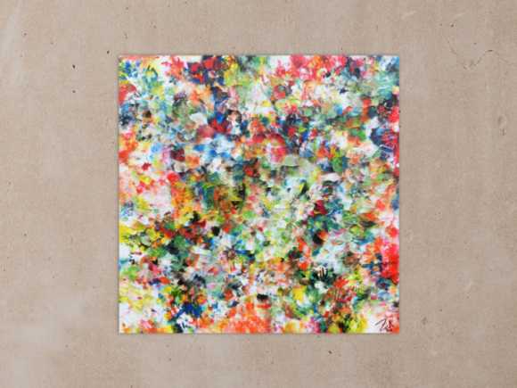Kunstdruck Ausschnitt erstellen abstraktes Gemälde Nr. 437